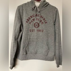 Abercrombie Comfy Casual Women’s Gray Hoodie